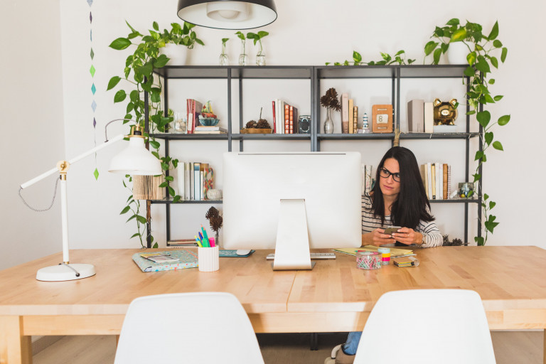 Designing a Multi-Purpose Home Office with POJ Furniture Essentials