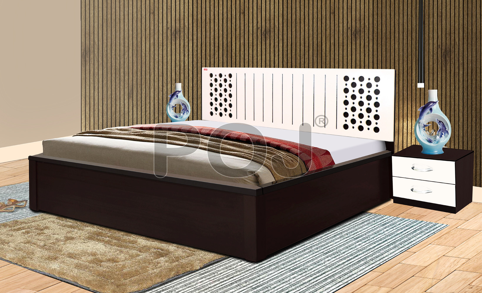 Latest Designer Bed Online | Cardno POJ Furniture