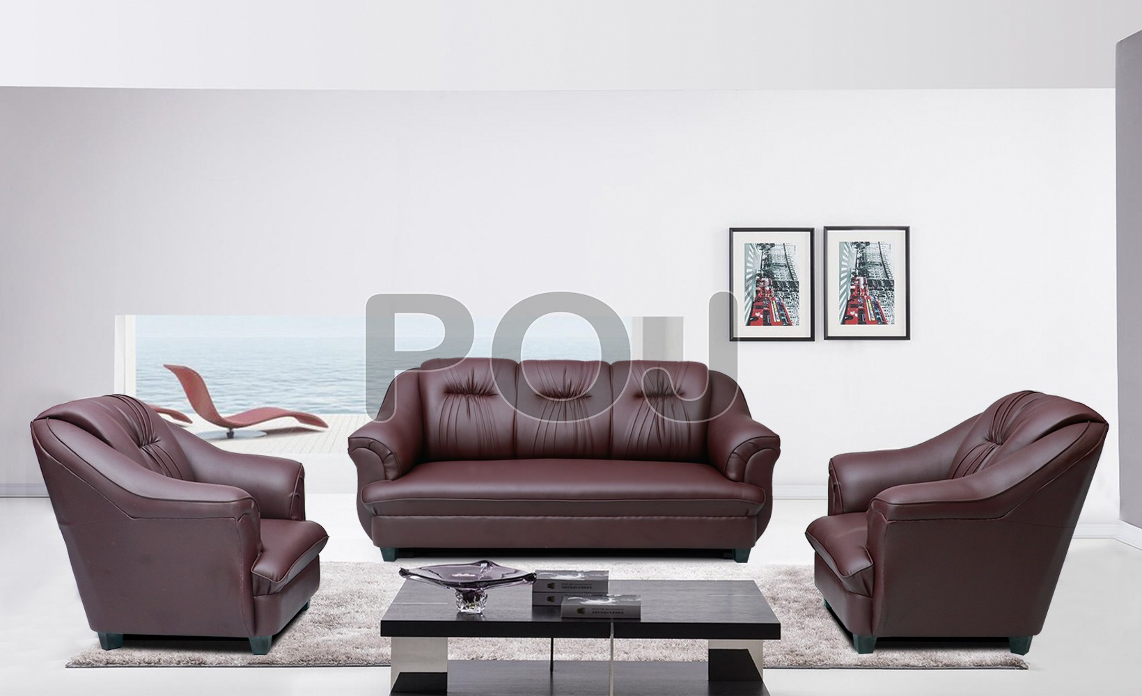 Buy Angelica 5 Seater Sofa Made With High-Quality Foam Online at ...