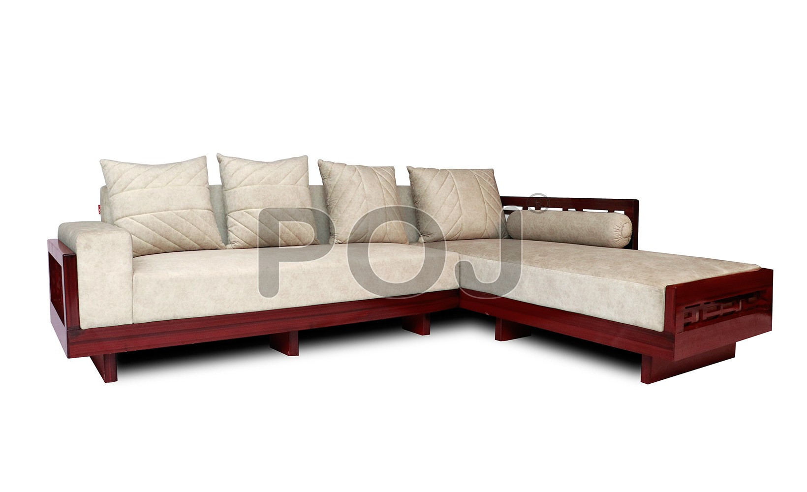 Buy Jali Corner Sofa Set With HighDensity Foams In Seates ( 5 Seater