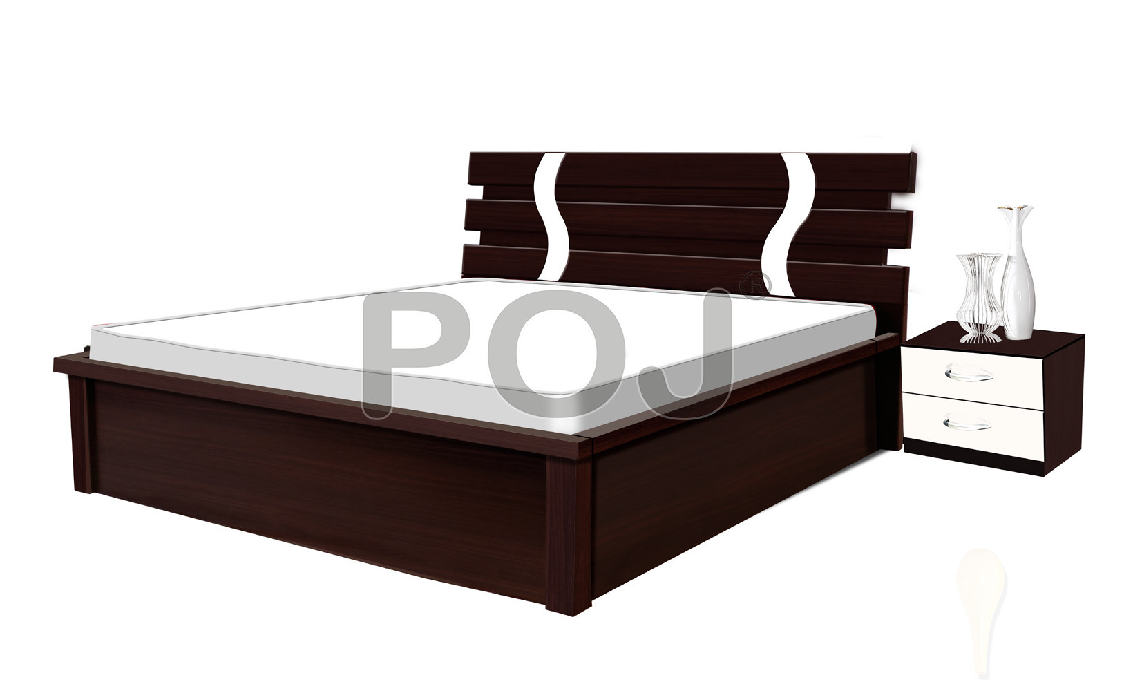 Prince King Size Bed with Storage POJ Furniture