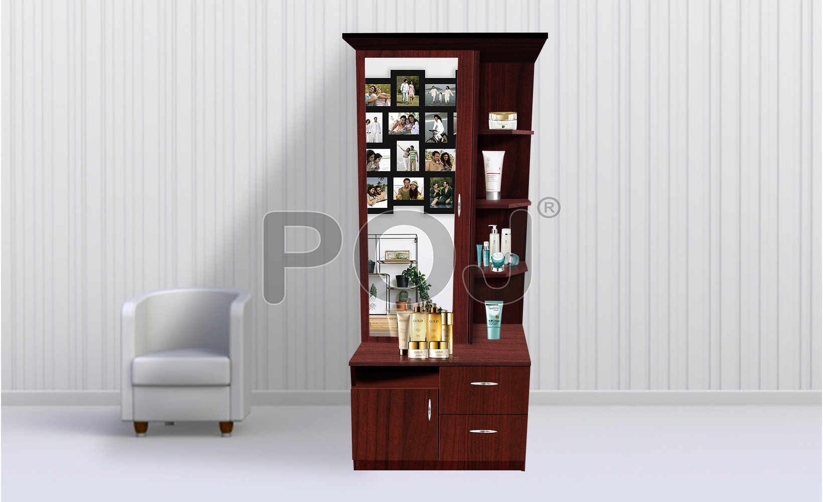 Modern Wooden Dressing table design for modern homes