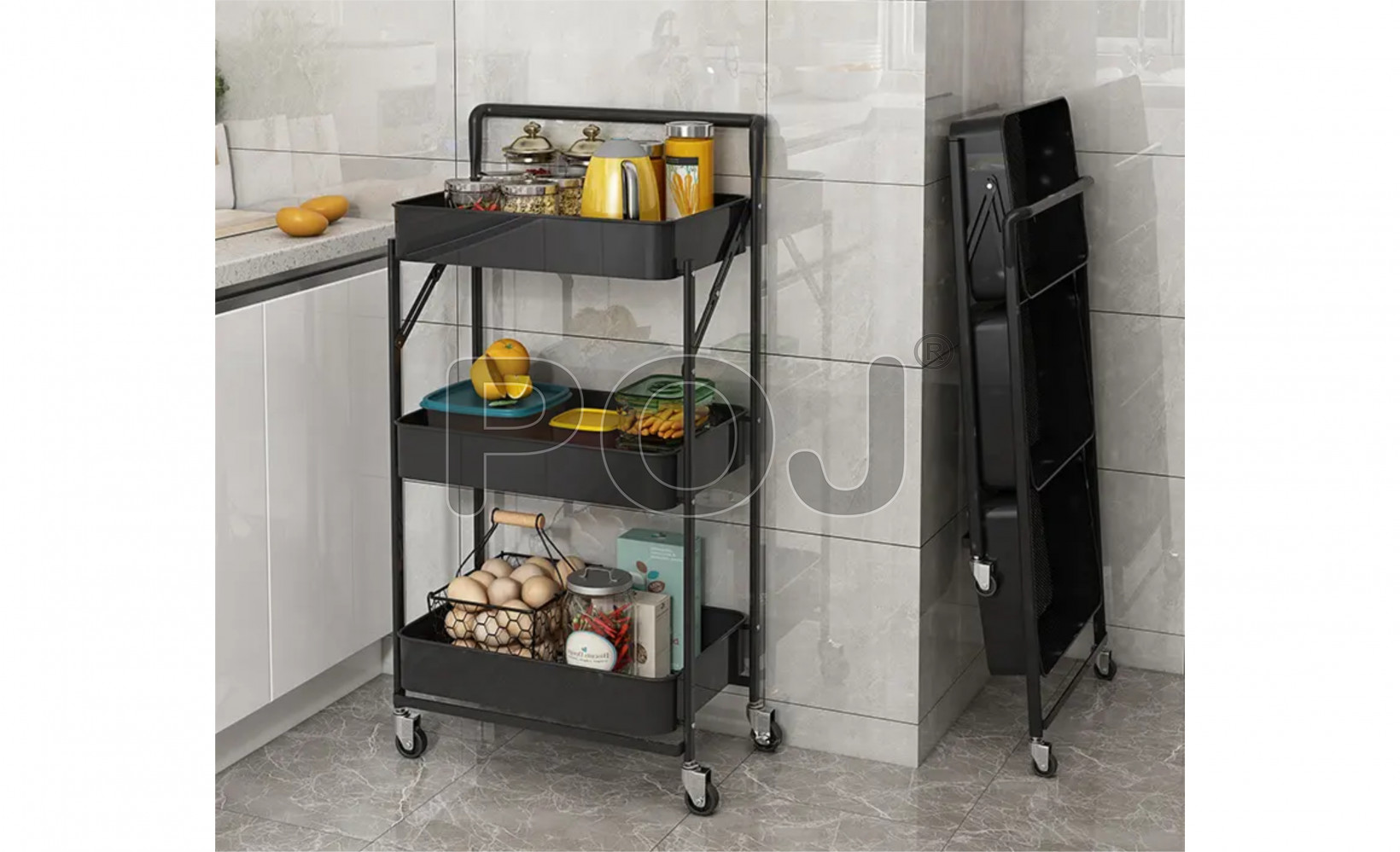 Storage Rack Black