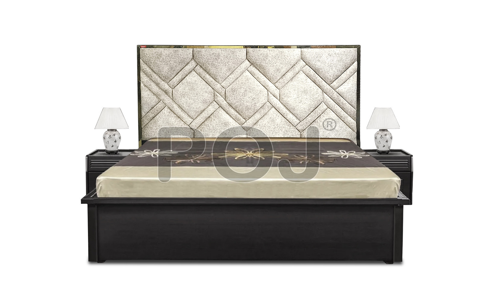 Wagner Upholstered Bed With Full Hydraulic Storage
