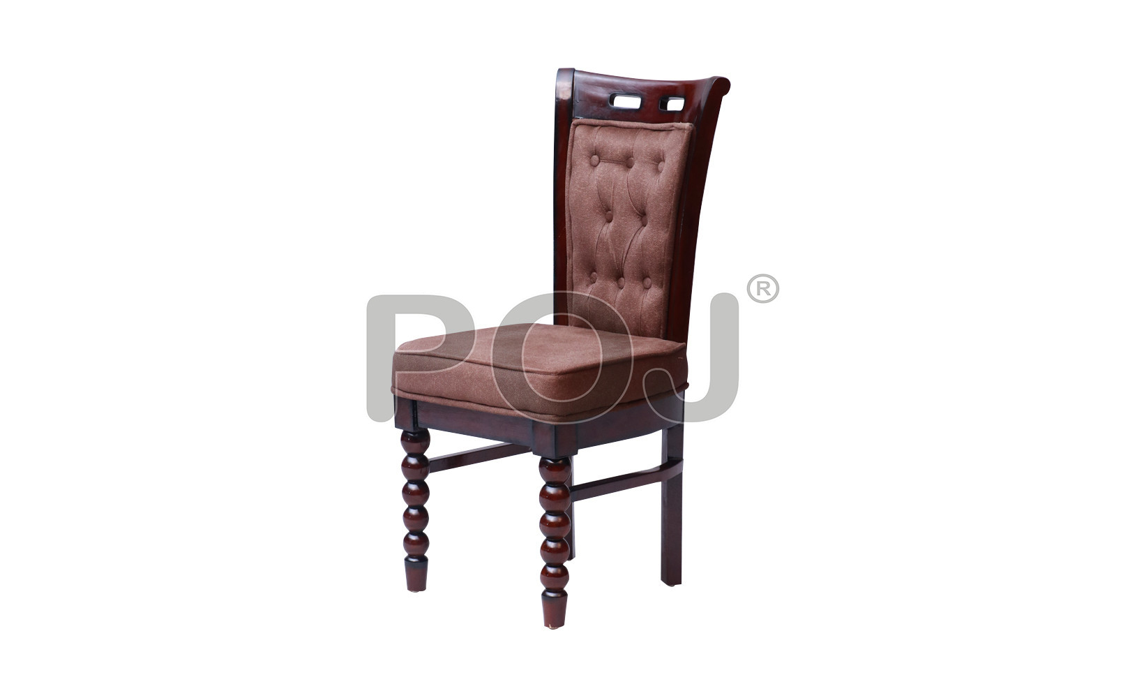 Anni Dining Chair Made From Teak Wood In Walnut Finish