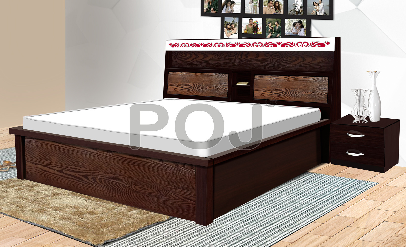 Queen Size Bed @Upto 50% Off - Poj Furniture