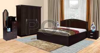 Astra Complete Bedroom Set With 4 Door Wardrobe