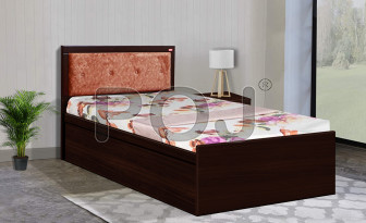 Skye 3 ft. Singe Bed With Cushioned Headboards And Storage