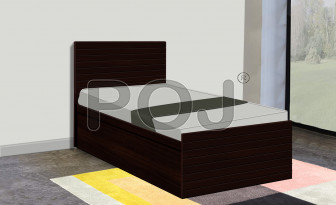 Iris 4 ft. Single Bed With Headboards And Storage