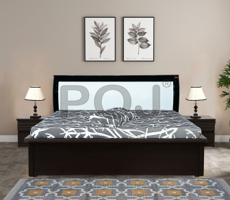 Zoe King Size Bed Made High Quality Engineered Wood