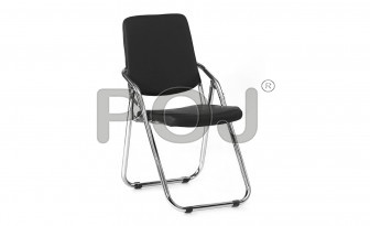 Zero Folding Metal Chair in Black Colour