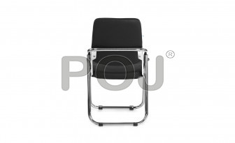 Zero Folding Metal Chair in Black Colour