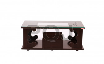 Hank Centre Table With Transparent Glass Top