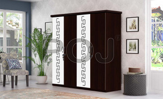 Alonja 4 Door Wardrobe Made From High-Strength MDF Boards