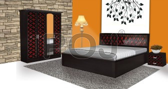 Aspen Complete Bedroom Set With Huge Storage Cabinet