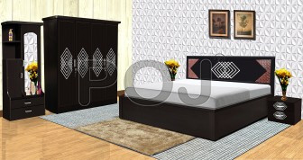 Valencia Bedroom Set A Package With 4 Door Storage Cabinet