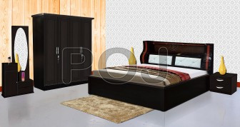 Skyla A Complete Bedroom Set With 4 Door Wardrobe