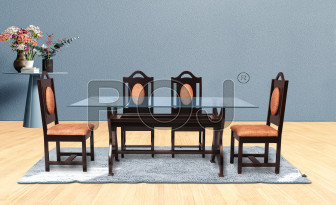 Dining Table made with high quality engineered wood ( 6-seater Dining Set )