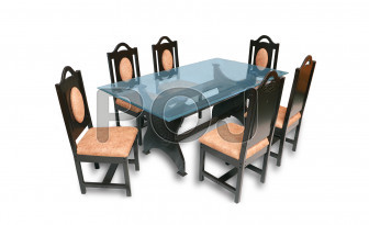 Dining Table made with high quality engineered wood ( 6-seater Dining Set )