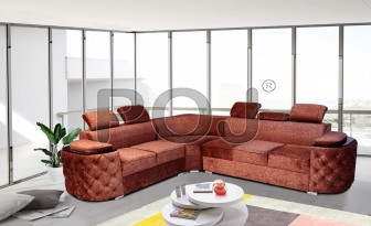 Venus Fabric Corner Sofa Set ( 7 Seater Sofa )