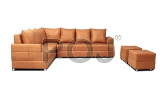 Clemento Corner Sofa Sofa ( Leather 7 Seater )