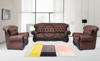 Alon Suede Fabric Sofa Set ( 5 Seater Sofa )