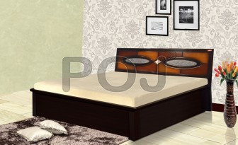 Dean Queen Size Bed Made With MDF Boaed And PU Polish