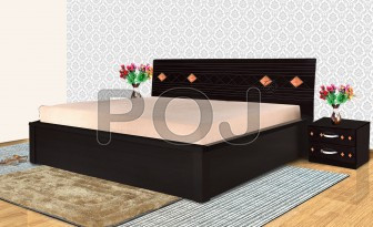 Florence King Size Bed With 3D Design