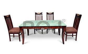 Kevin Onex Dining Table With Tempered Glass