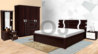 Prince (RTA) Complete Bedroom Sets With 4 Door Wardrobe