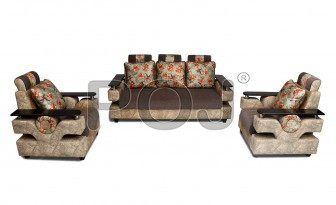 K-Model Sofa Set With  5 Multipurpose Cushions ( 5 Seater Sofa )