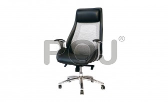 Unic Office Chair With Lumbar Curved Aerated Backrest