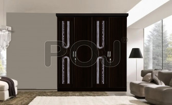 Javier 4 Door Wardrobe With 2d Pattern