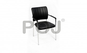 Eco Visitor Chair With Chrome Plated Four-Foot Frame