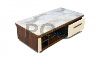 Athens Marble Centre Table ( Color - White )