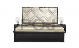 Wagner Upholstered Bed With Full Hydraulic Storage