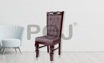 Elina Dining Chair Or Comfy Dining Chair Walnut Finish