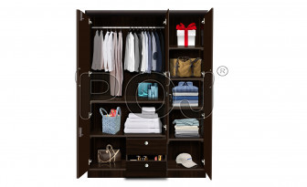 Florence 3 Door Wardrobe With 3D Design