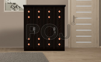 Florence 4 Door Wardrobe With 3D Design