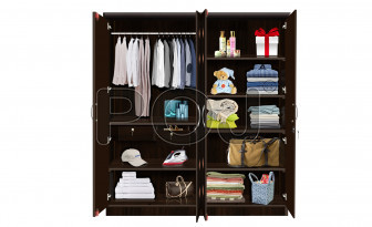 Florence 4 Door Wardrobe With 3D Design