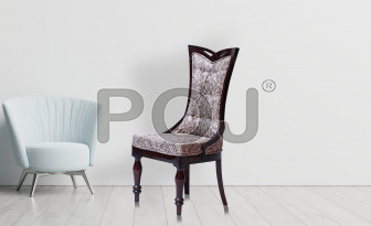 Joy Dining Chair With Designer Fabric