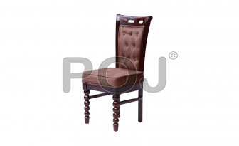 Anni Dining Chair Made From Teak Wood In Walnut Finish