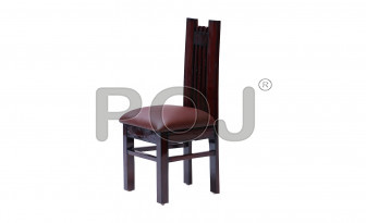 Lola Dining Chair With Leatherette Work On Chair Seat