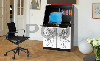 Study Partner Kids Study Table Tom and Jerry Cartoon Printed