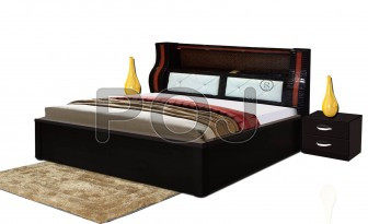 Skyla King Size Bed With Bluetooth Speaker And Charging Port