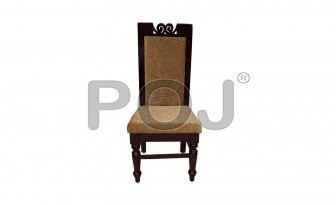 Elsa Dining Chair With Fabric Work On Chair Seat