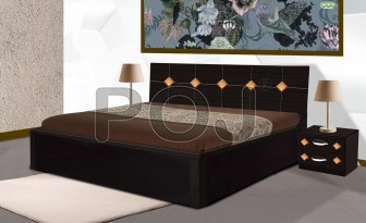 Boston (RTA) King Size Bed With PU polish