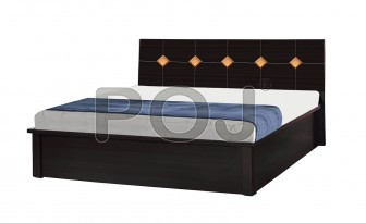 Boston (RTA) King Size Bed With PU polish